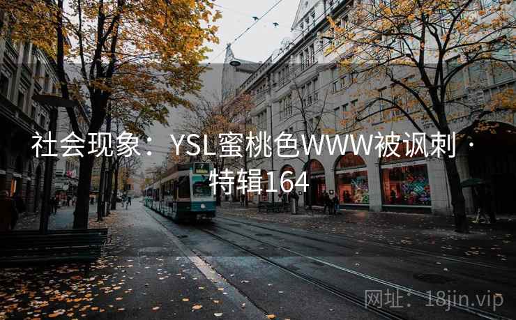 社会现象：YSL蜜桃色WWW被讽刺 · 特辑164